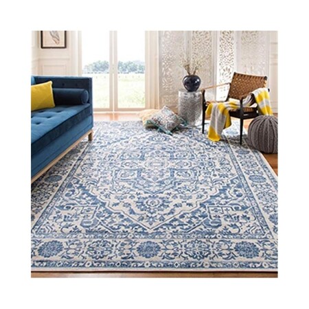 Safavieh 9 x 12 ft. Brentwood Area Rug Light Grey & Ivory BNT832F-9